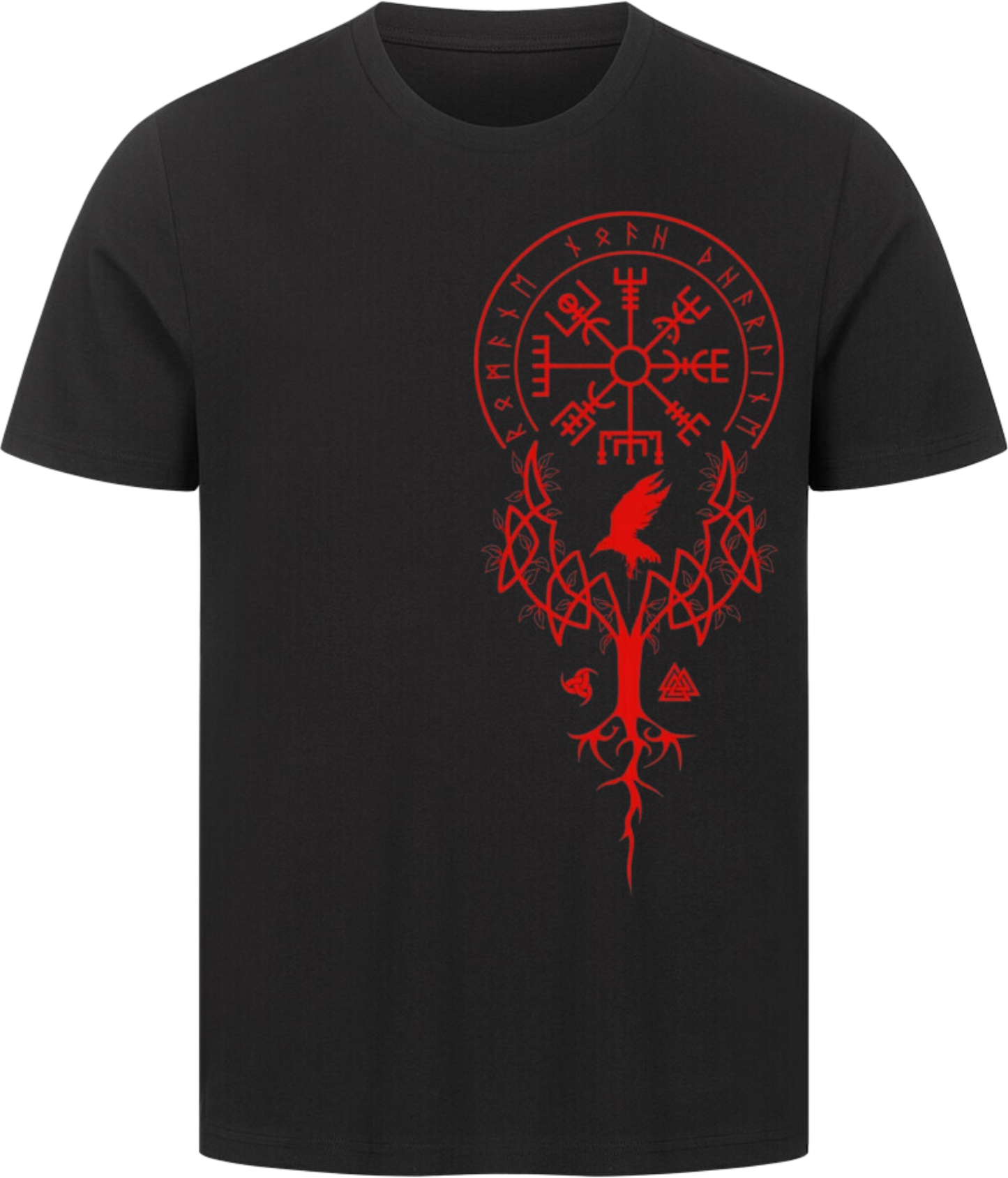 Premium Shirt "Red Vegvísir"
