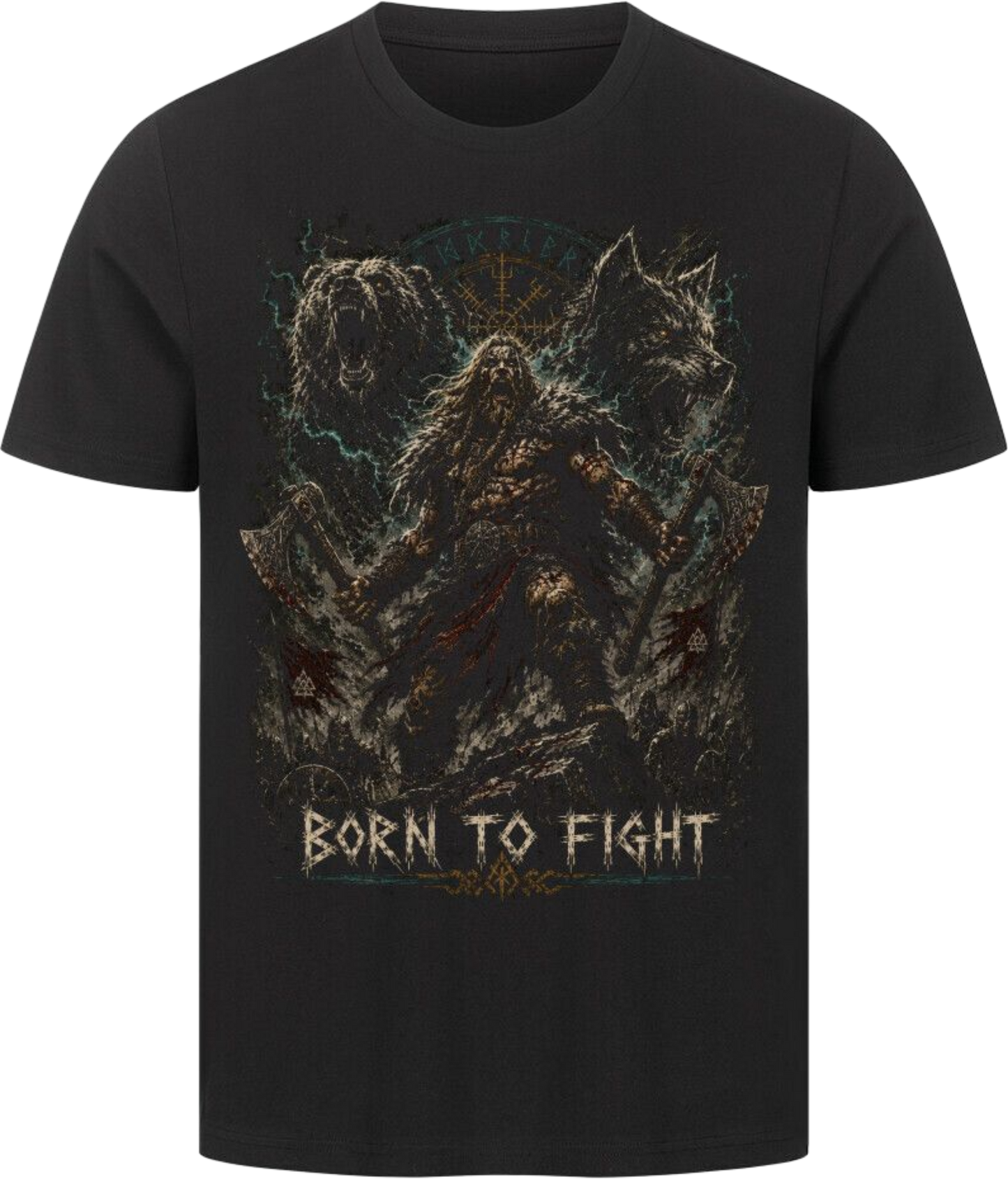 Premium Shirt "Born To Fight"