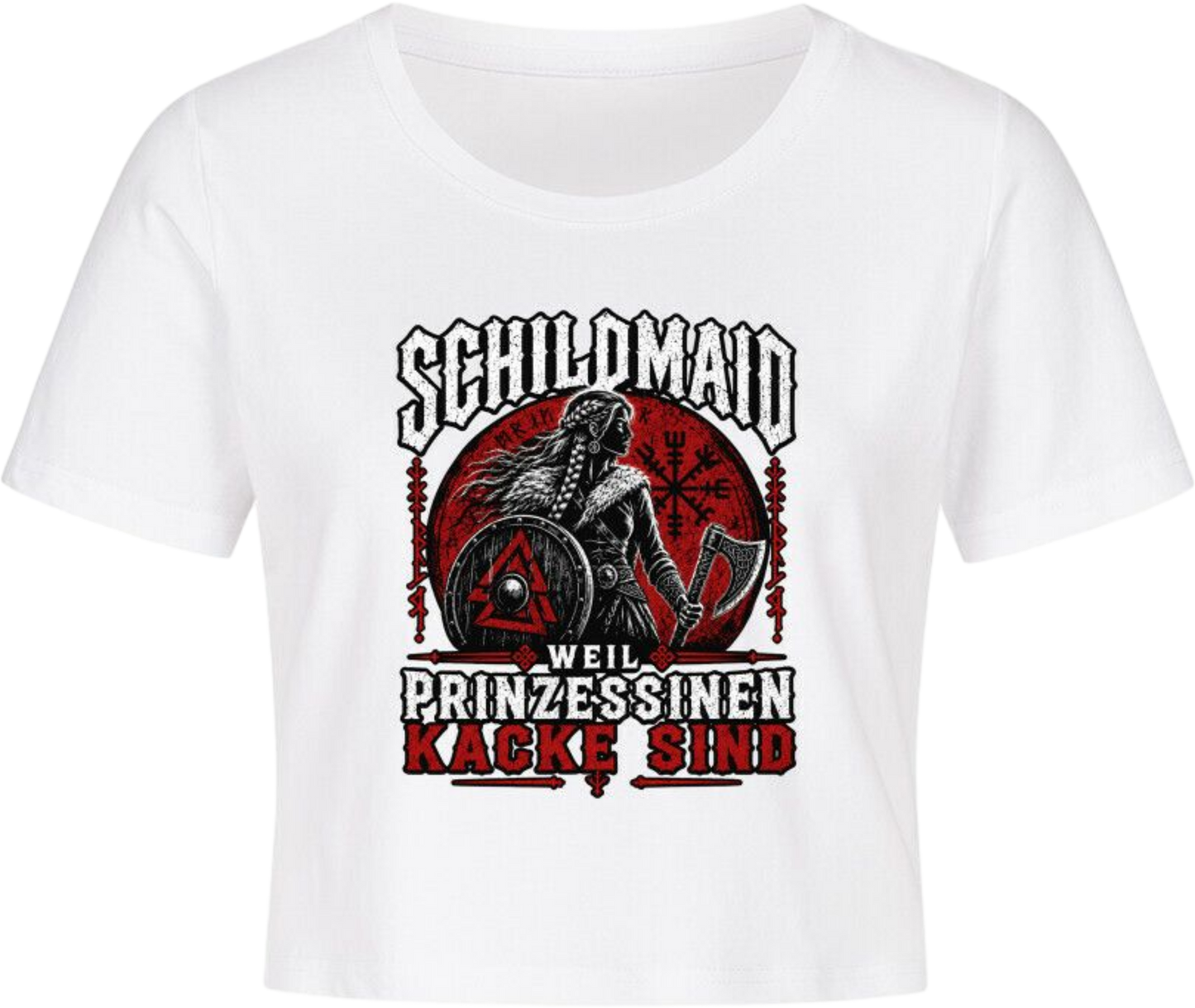 Cropped Tee "Schildmaid"