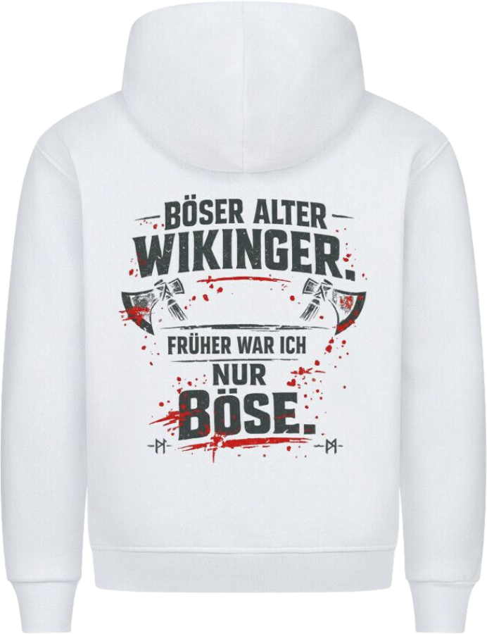 Premium Hoodie "Böser alter Wikinger"
