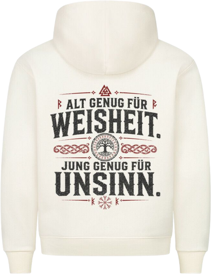 Premium Hoodie "Weisheit"