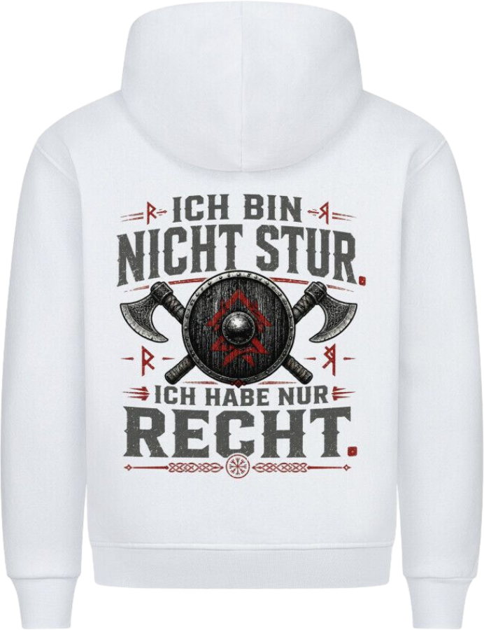 Premium Hoodie "Ich habe Recht"