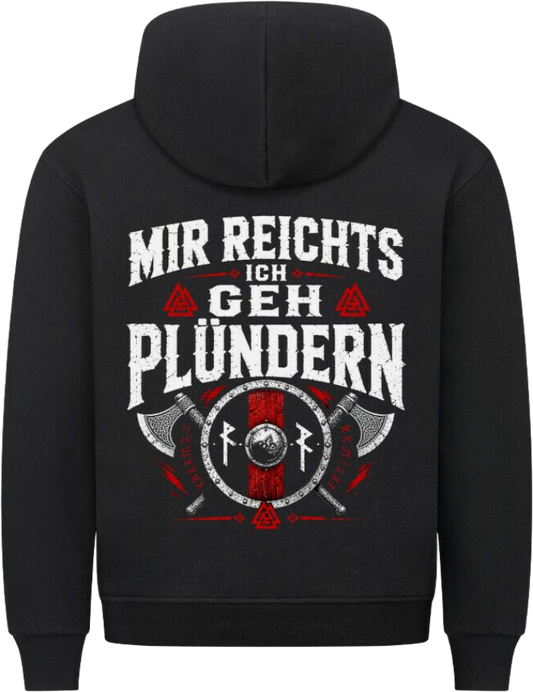Premium Hoodie "Ich geh Plündern"