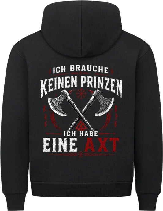 Premium Hoodie "Ich habe eine Axt"