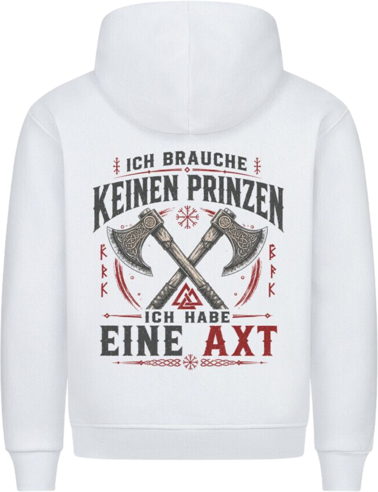 Premium Hoodie "Ich habe eine Axt"