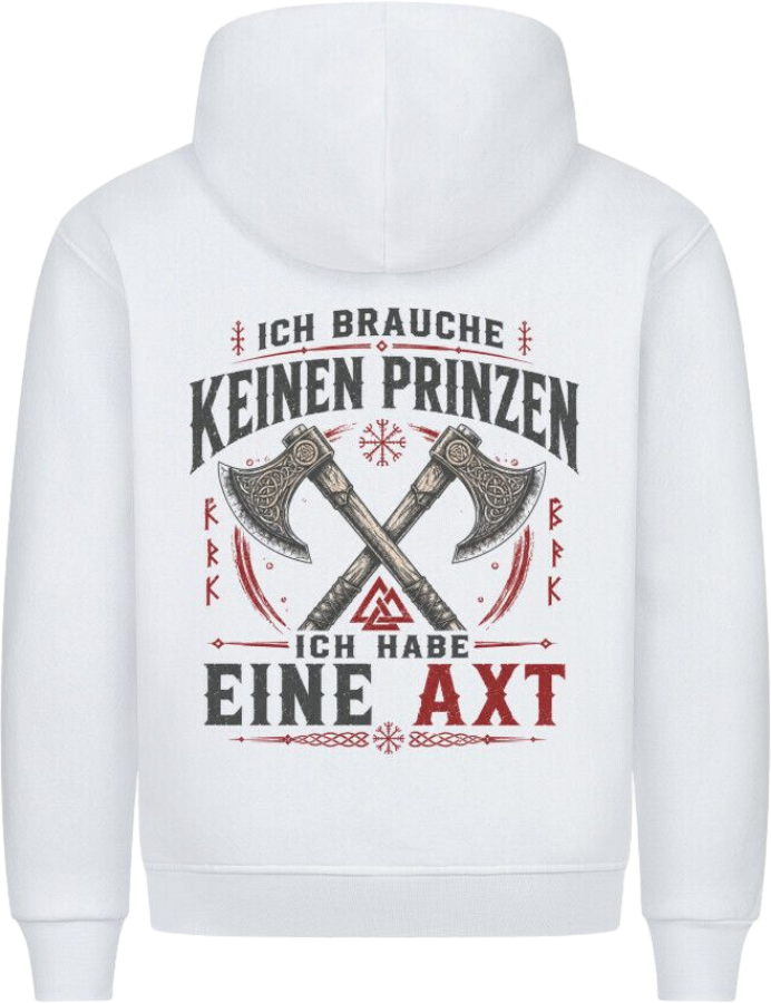 Premium Hoodie "Ich habe eine Axt"