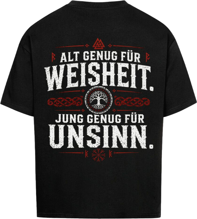 Oversized Shirt "Weisheit"