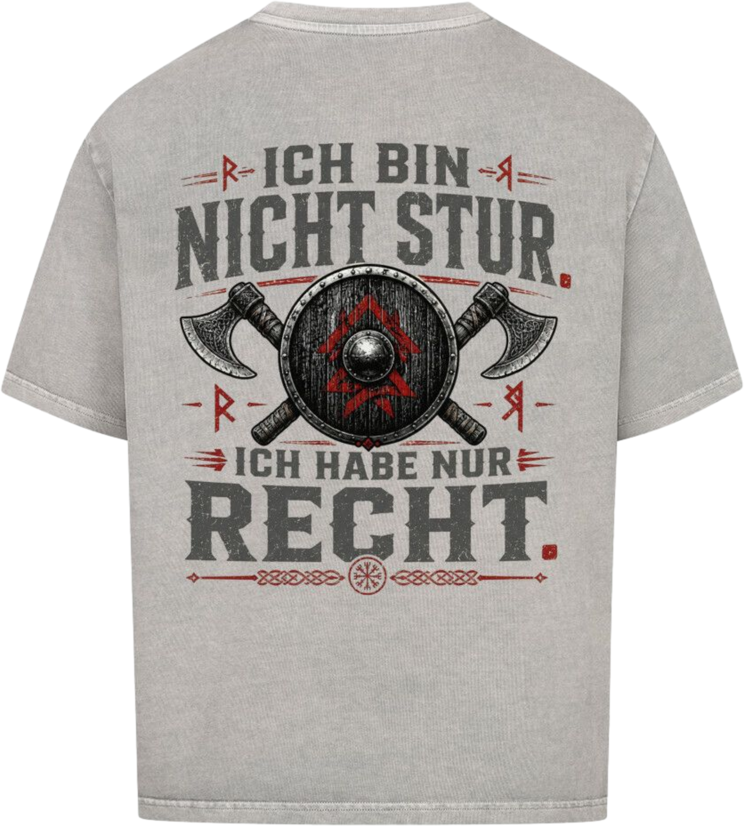Oversized Shirt "Ich habe Recht"