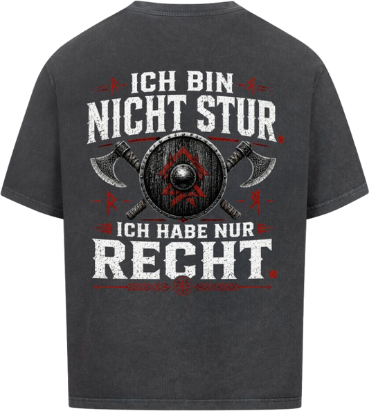 Oversized Shirt "Ich habe Recht"