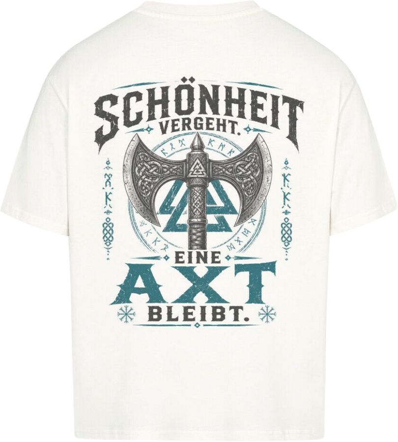 Oversized Shirt "Schönheit vergeht"