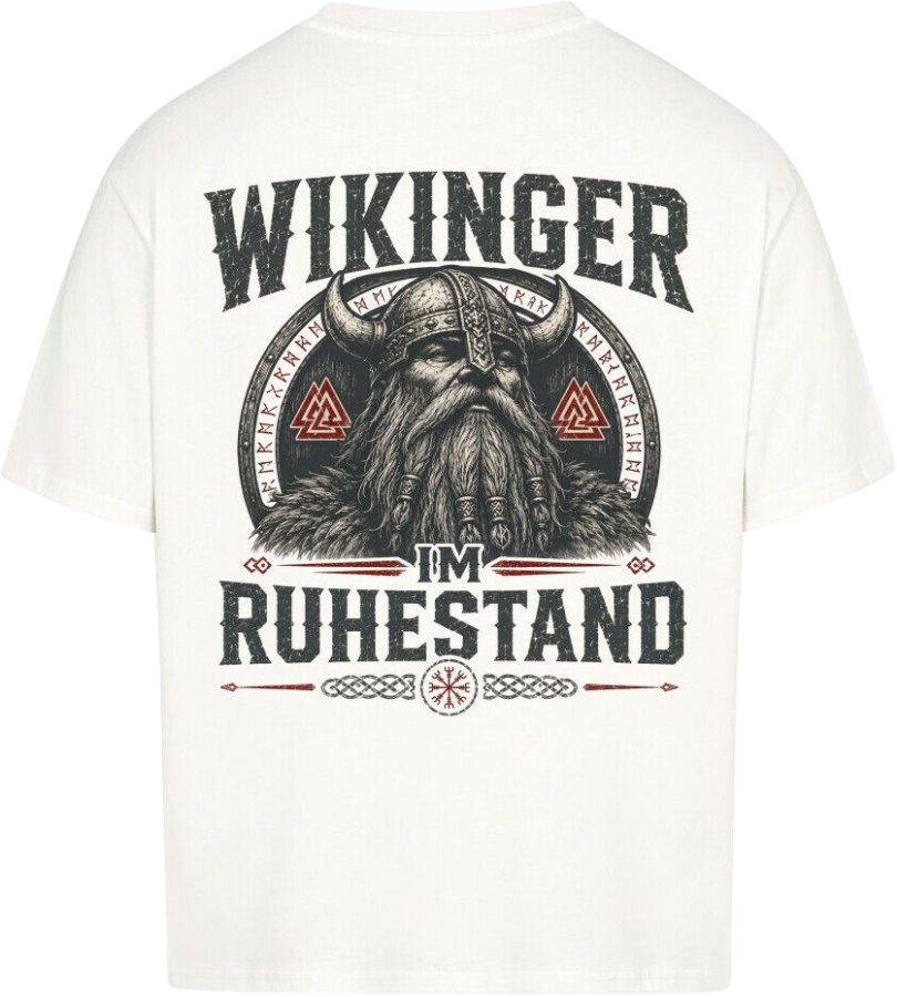 Oversized Shirt "Wikinger im Ruhestand"