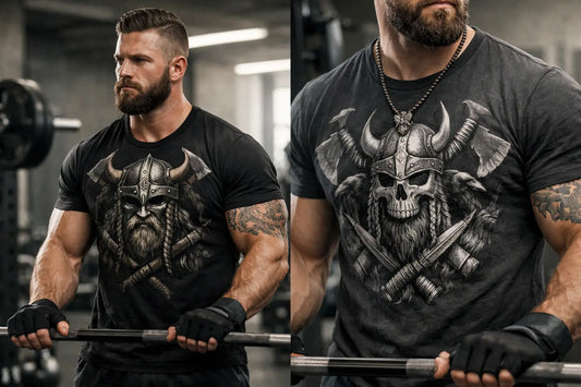 Wikinger-Shirts fürs Gym: Stärke, die man trägt