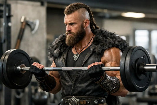 Gym Outfit mit Wikinger-Look: Stark trainieren