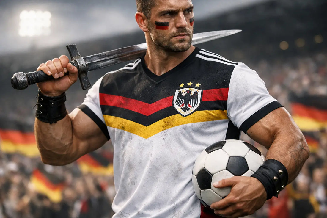 Fußball WM Deutschland Shirt für echte Krieger