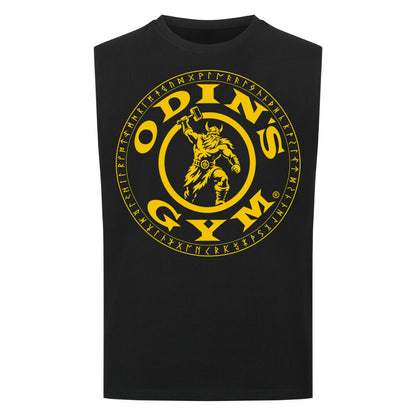 Sleeveless Oversized "Odins Gym" special yellow