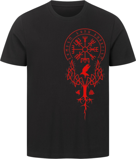 Premium Shirt "Red Vegvísir"