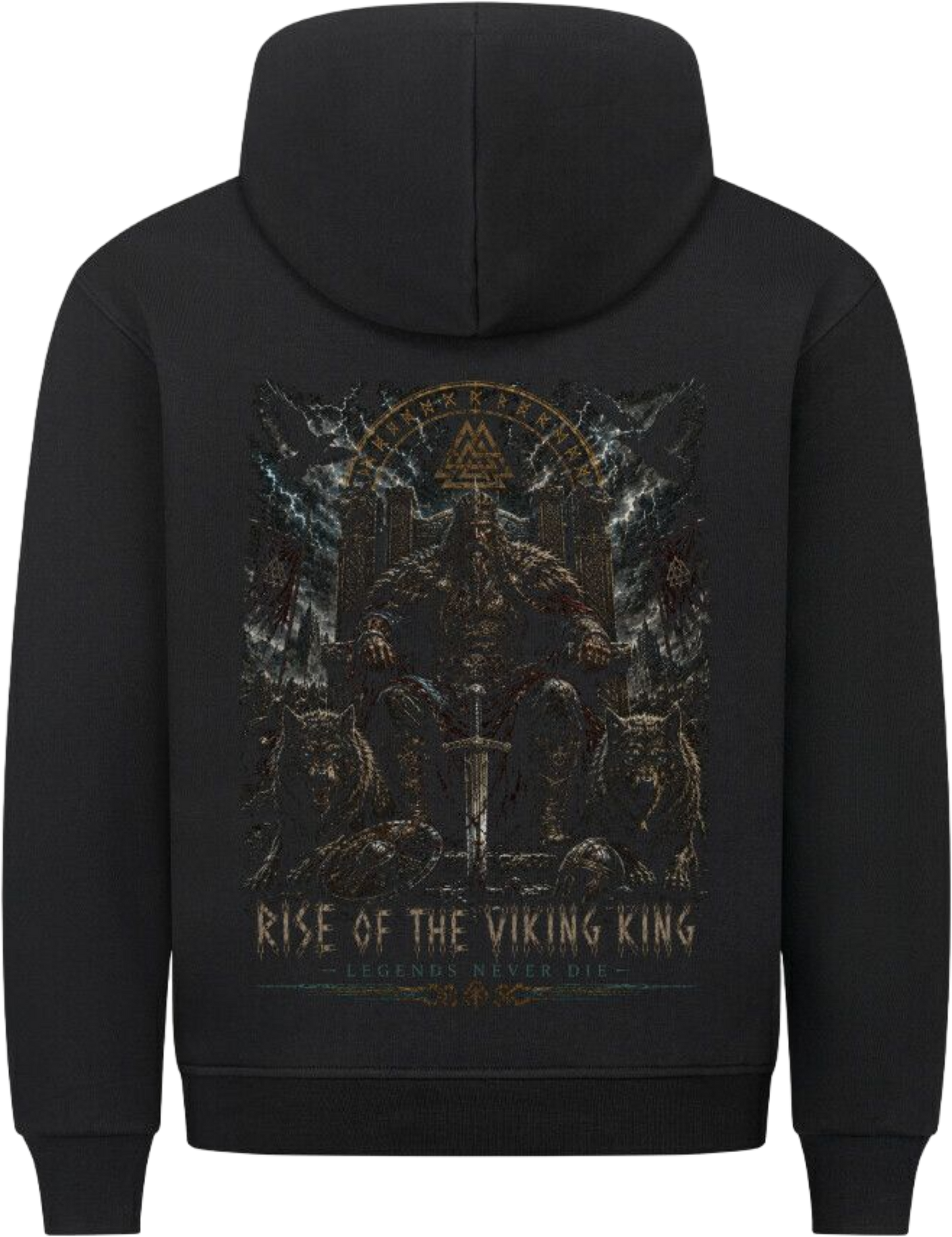 Premium Hoodie "Viking King"