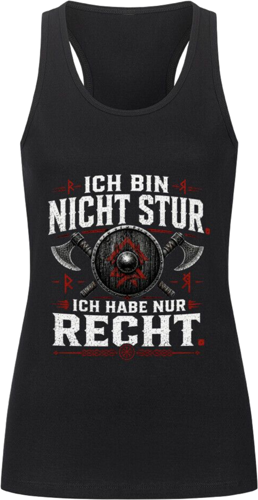 Frauen Tanktop "Ich habe Recht"
