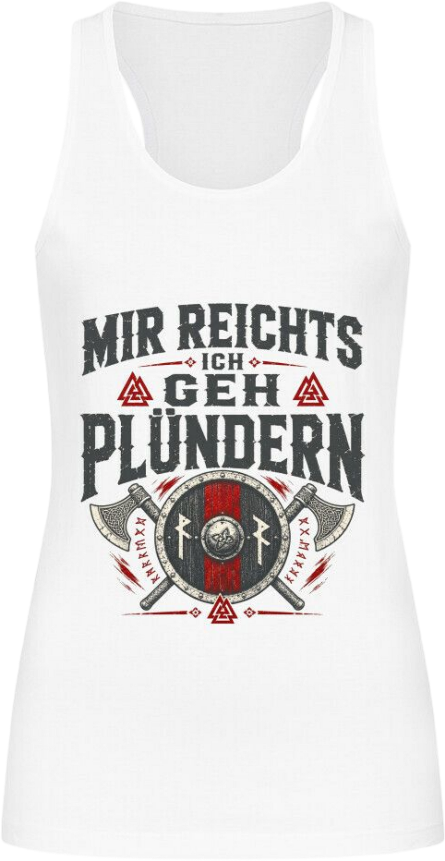 Frauen Tanktop "Ich geh Plündern"
