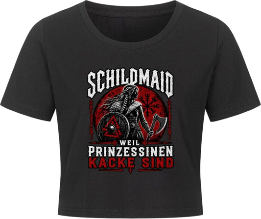 Cropped Tee "Schildmaid"