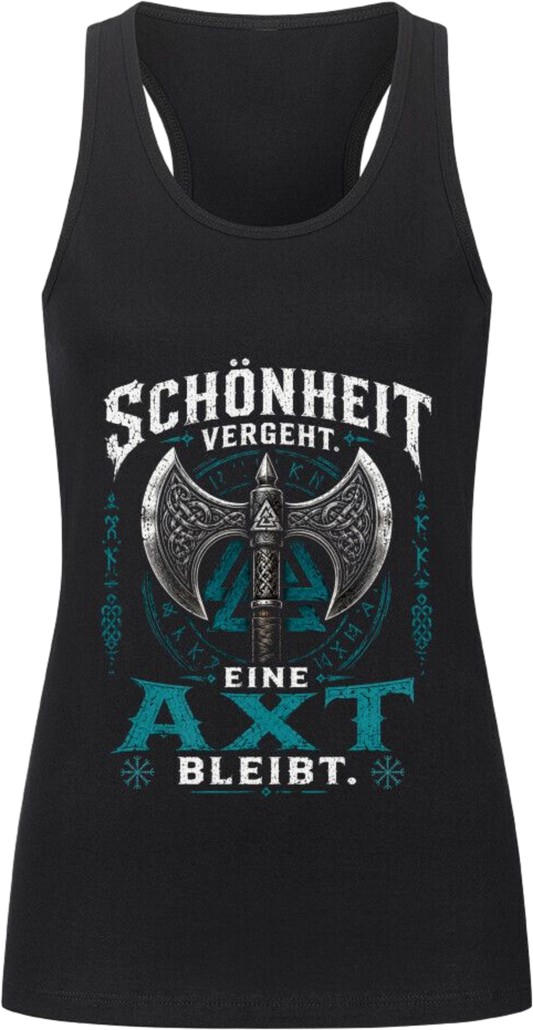 Frauen Tanktop "Schönheit vergeht"