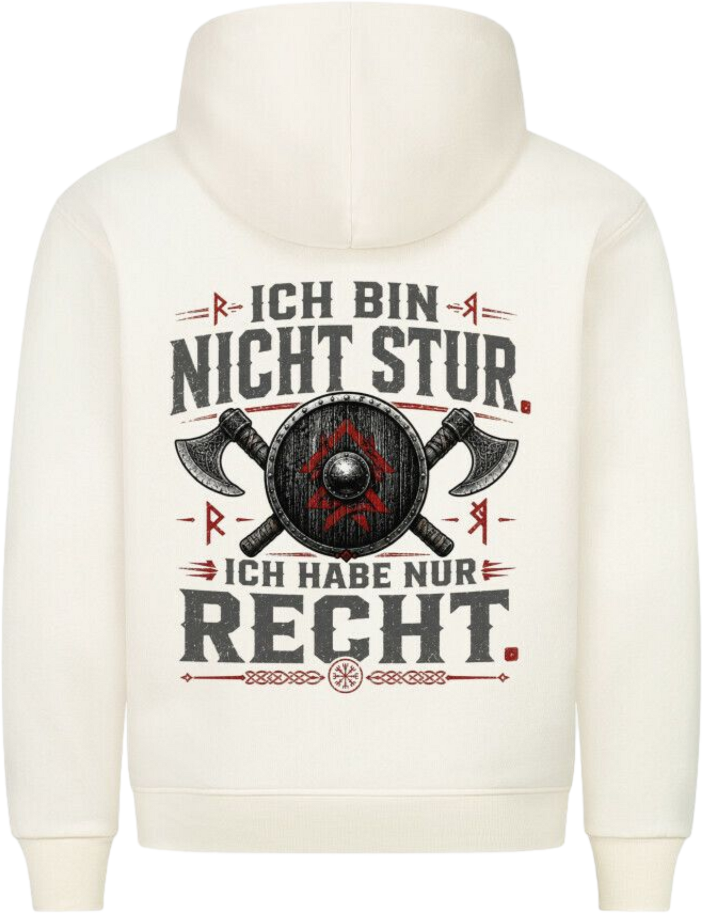 Premium Hoodie "Ich habe Recht"
