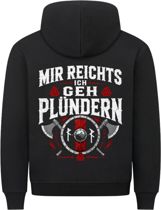 Premium Hoodie "Ich geh Plündern"