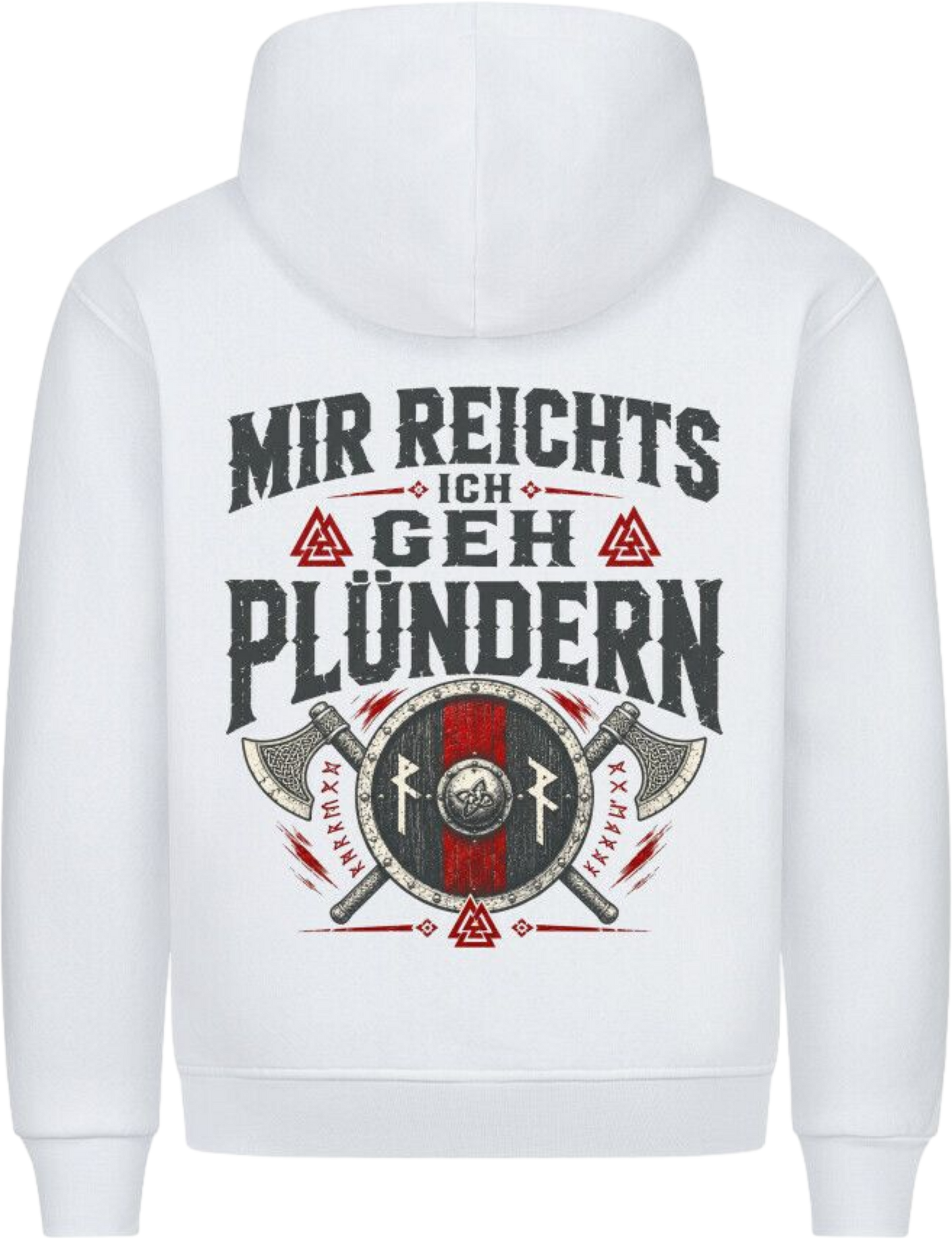 Premium Hoodie "Ich geh Plündern"