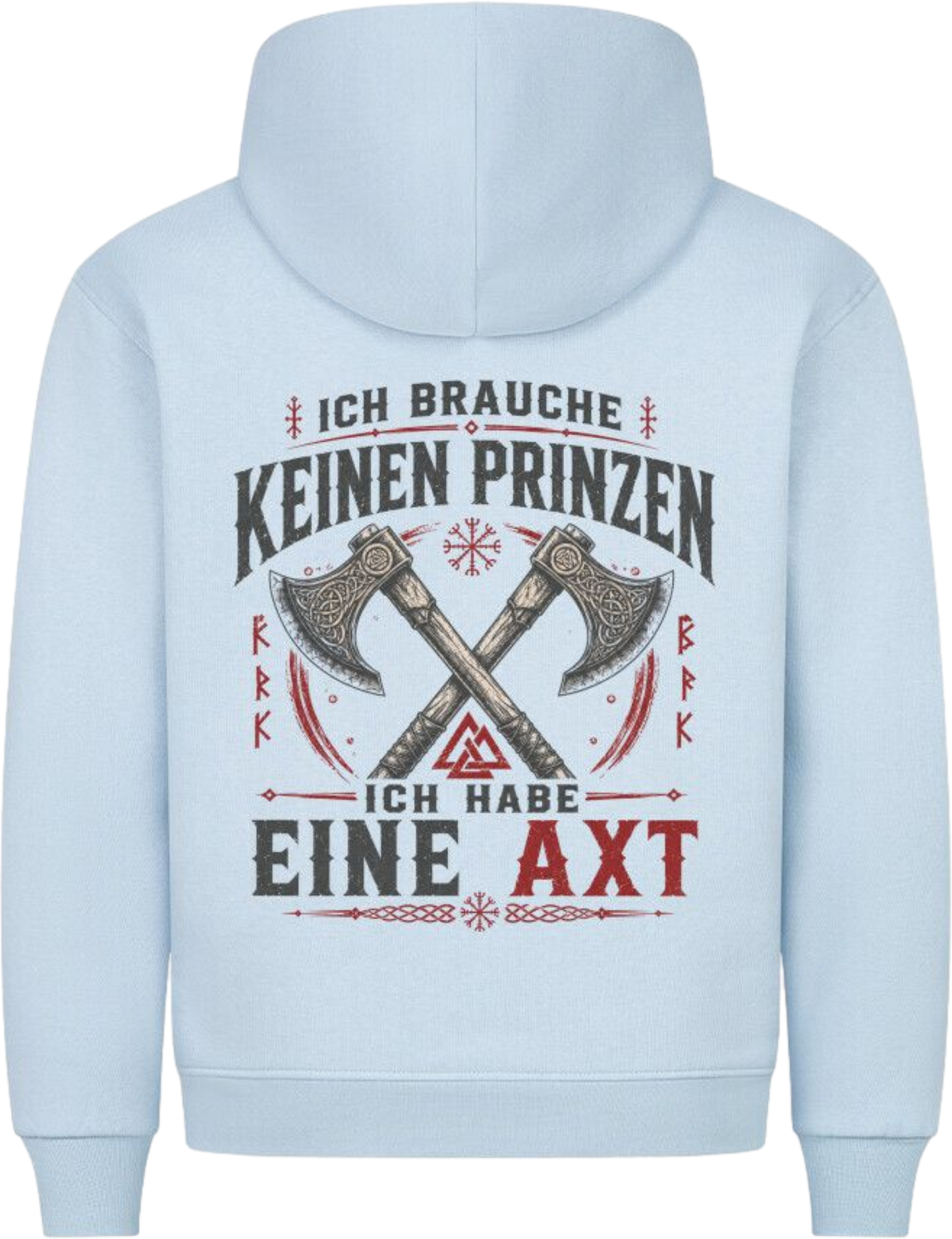 Premium Hoodie "Ich habe eine Axt"
