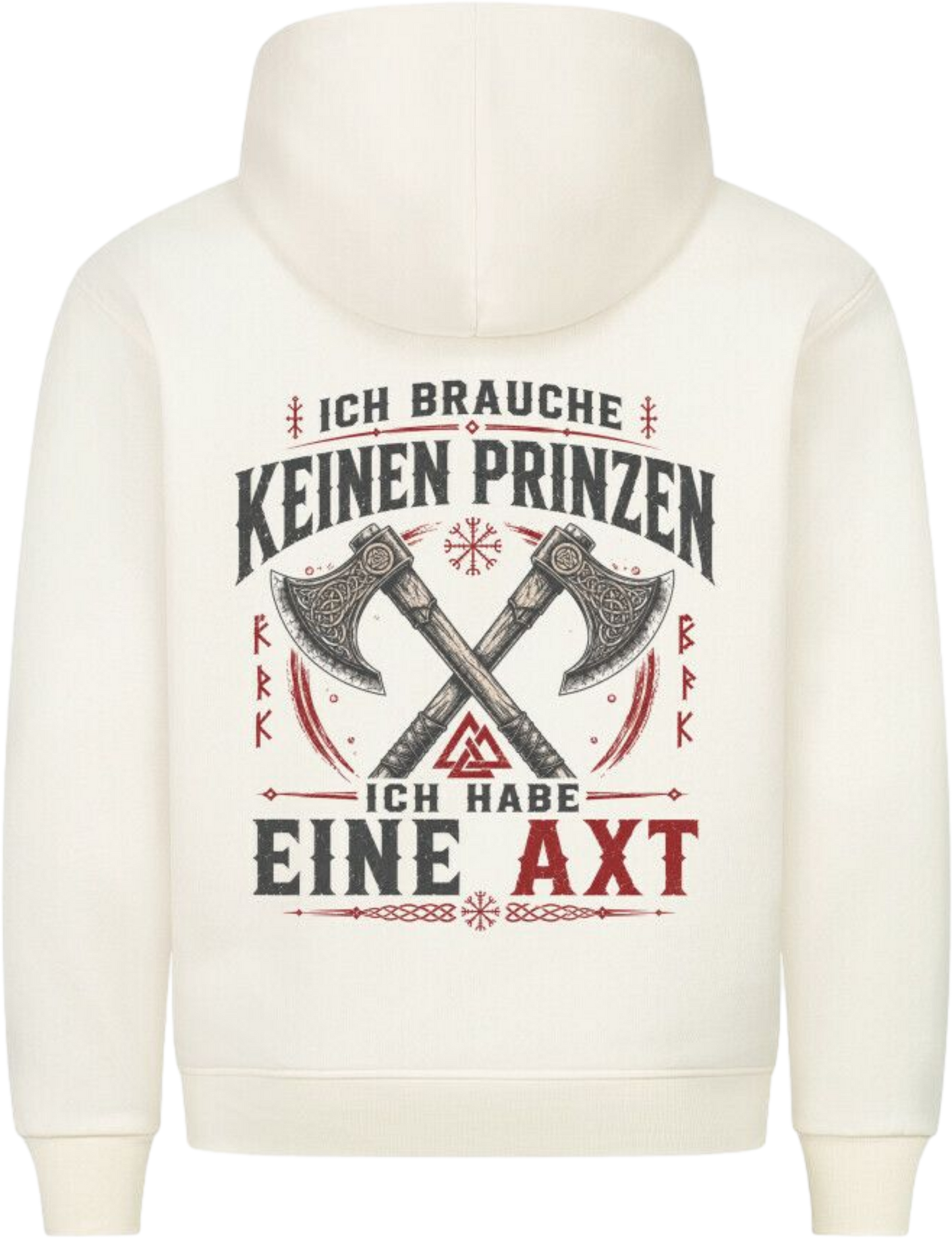 Premium Hoodie "Ich habe eine Axt"