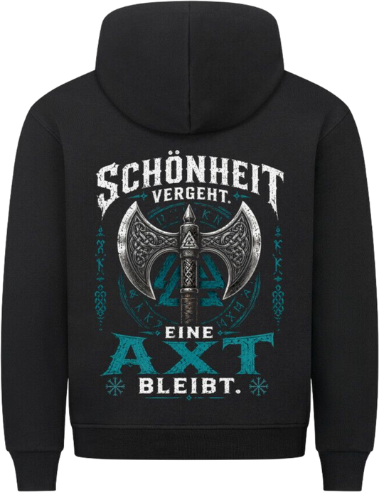Premium Hoodie "Schönheit vergeht"