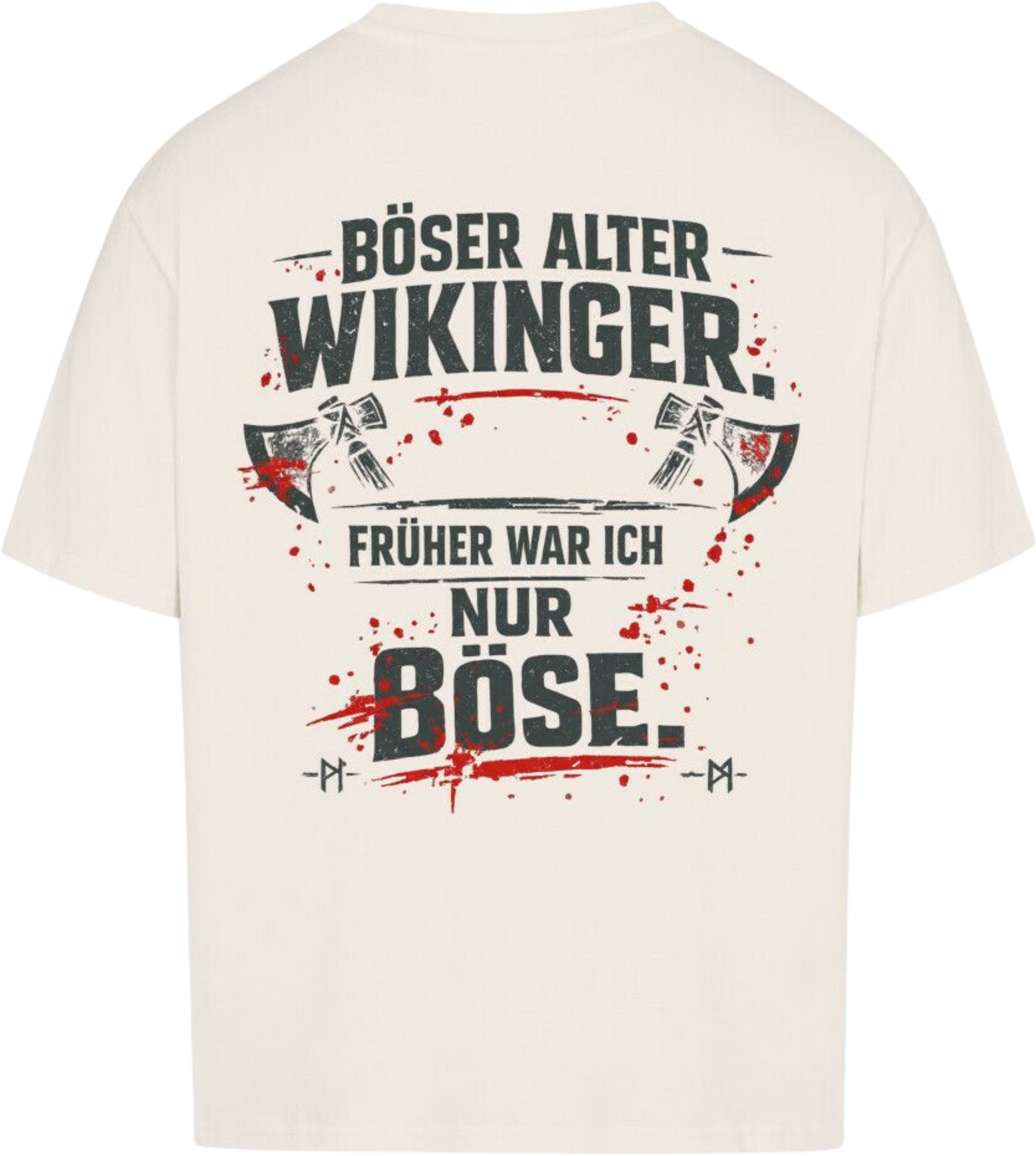 Oversized Shirt "Böser alter Wikinger"