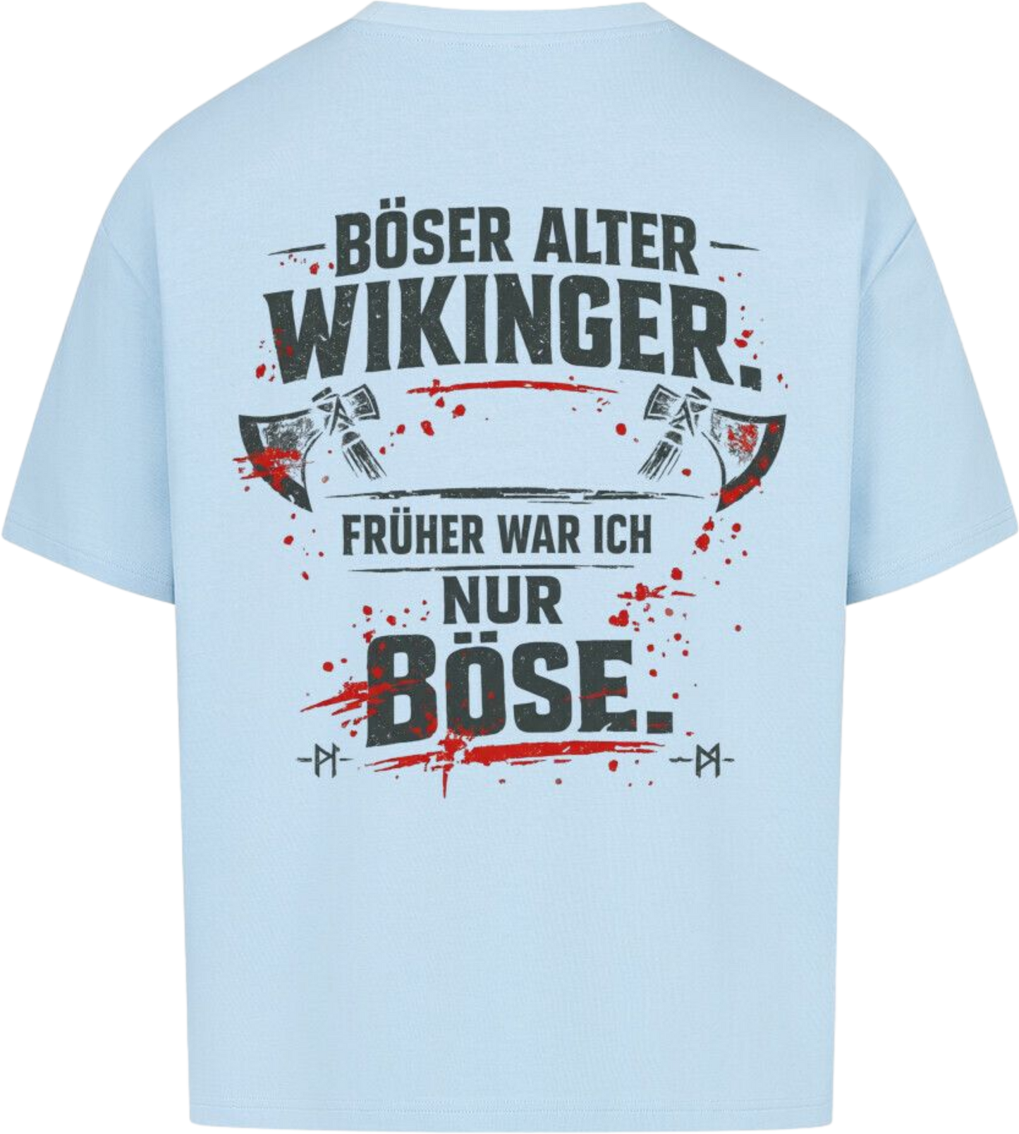 Oversized Shirt "Böser alter Wikinger"