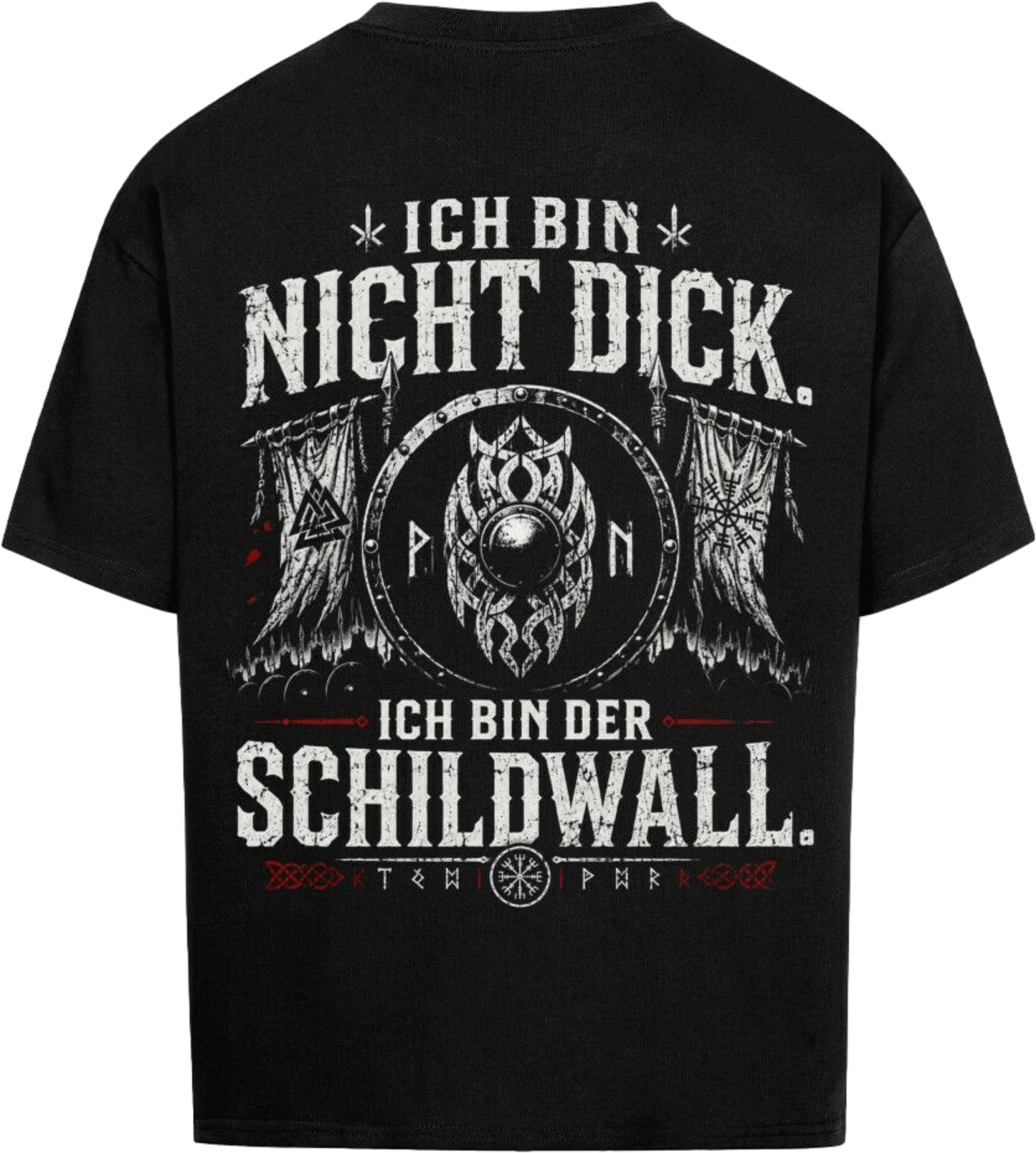 Oversized Shirt "Ich bin der Schildwall"