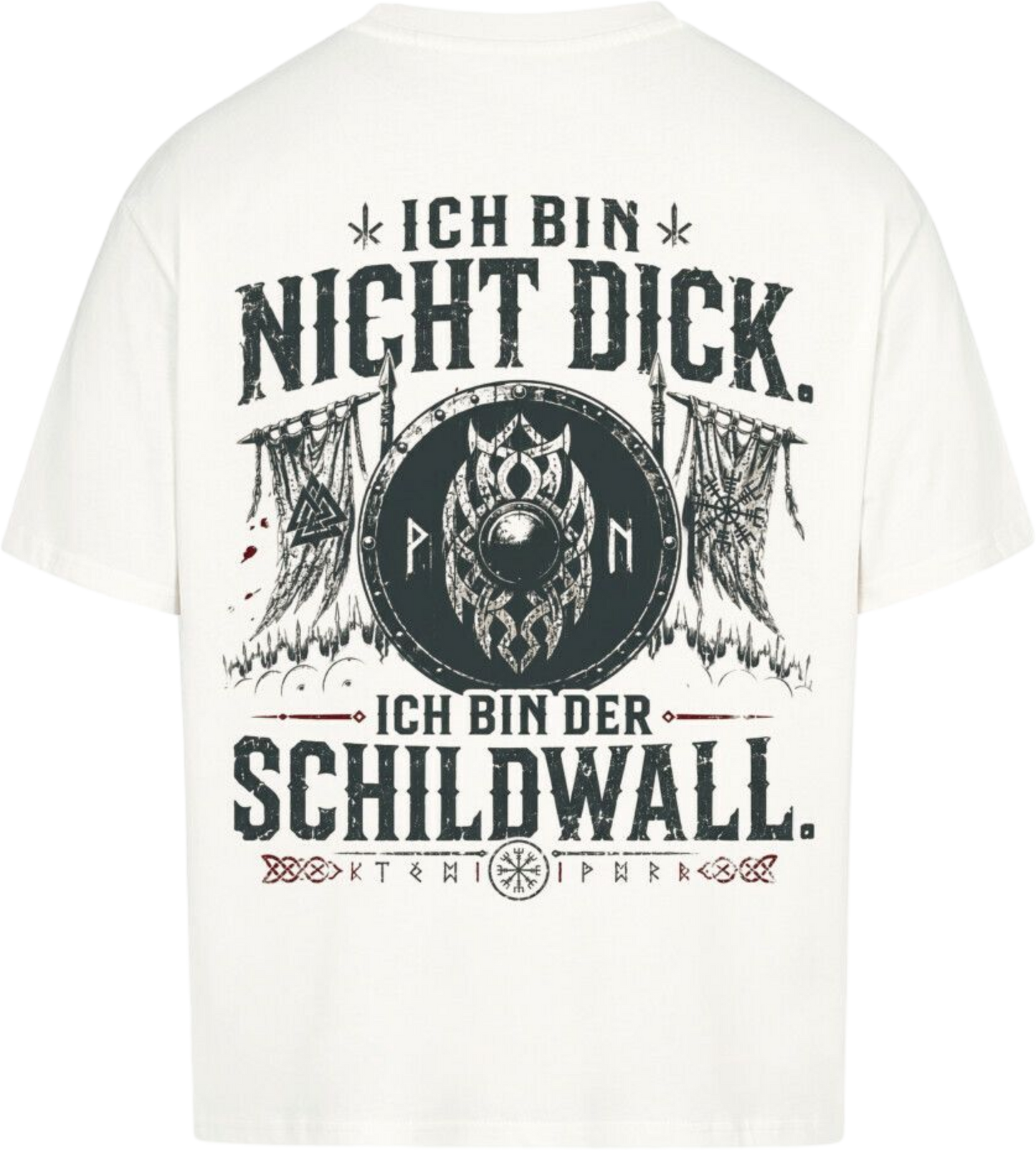 Oversized Shirt "Ich bin der Schildwall"