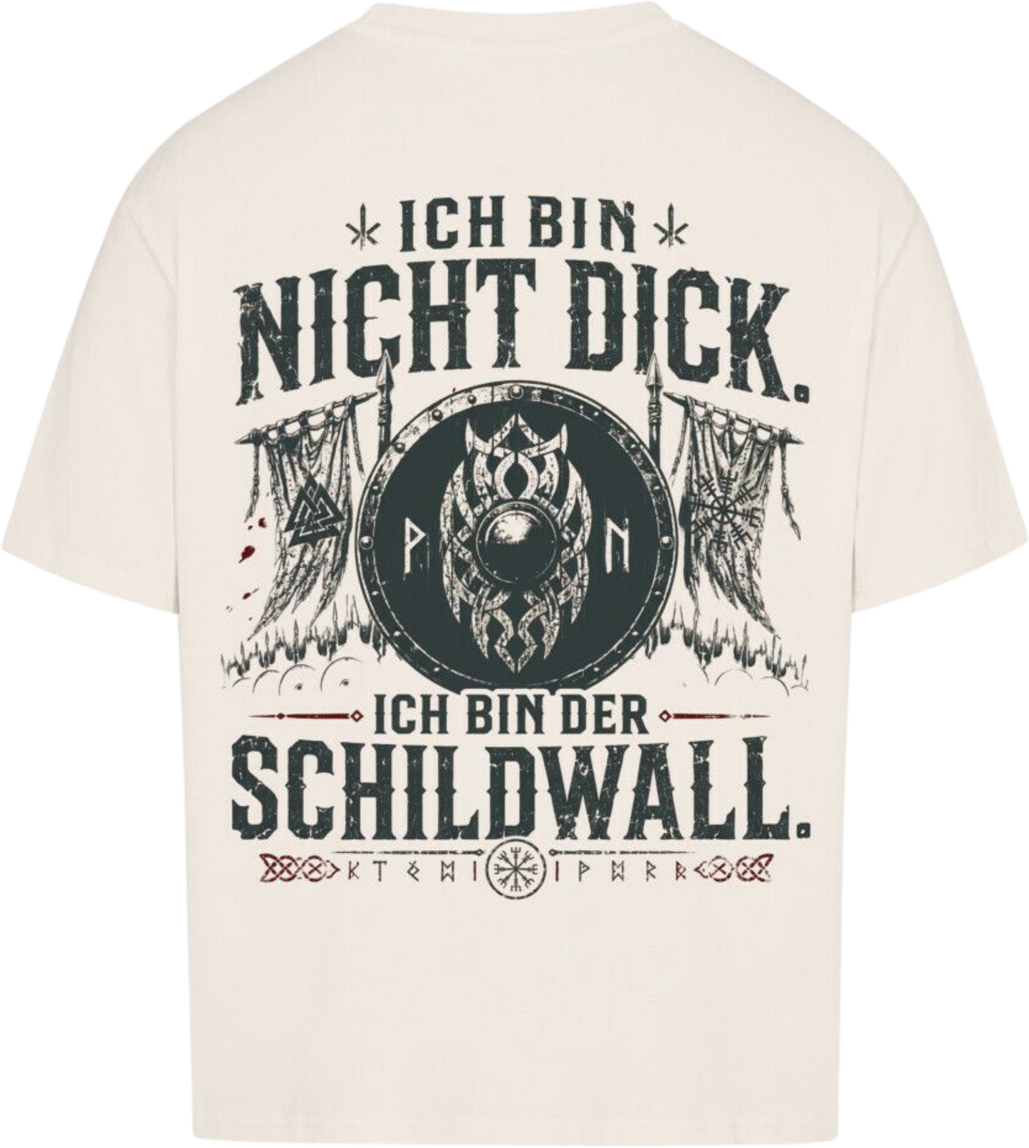 Oversized Shirt "Ich bin der Schildwall"