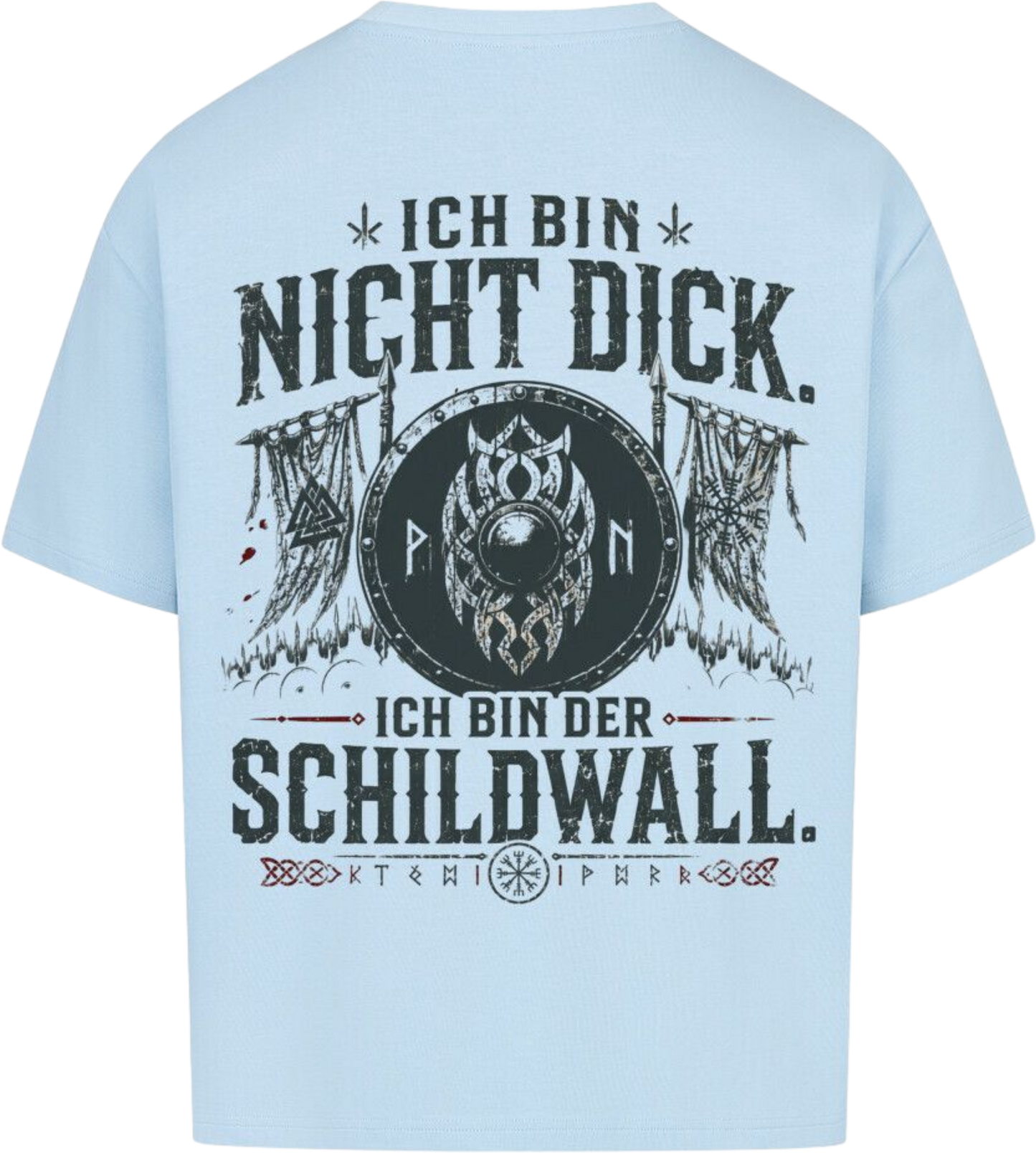Oversized Shirt "Ich bin der Schildwall"