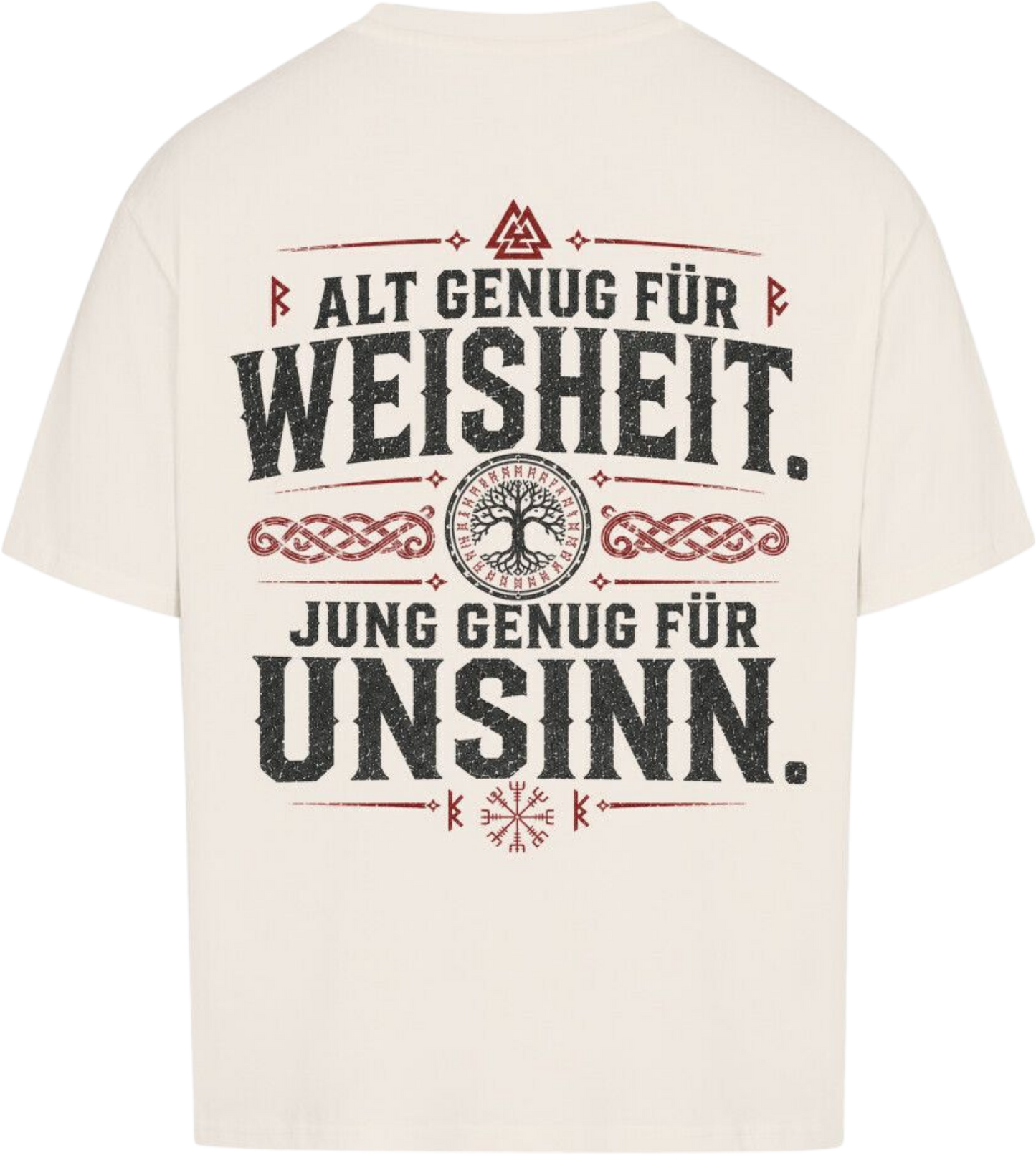 Oversized Shirt "Weisheit"