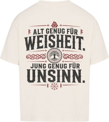 Oversized Shirt "Weisheit"