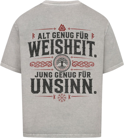 Oversized Shirt "Weisheit"