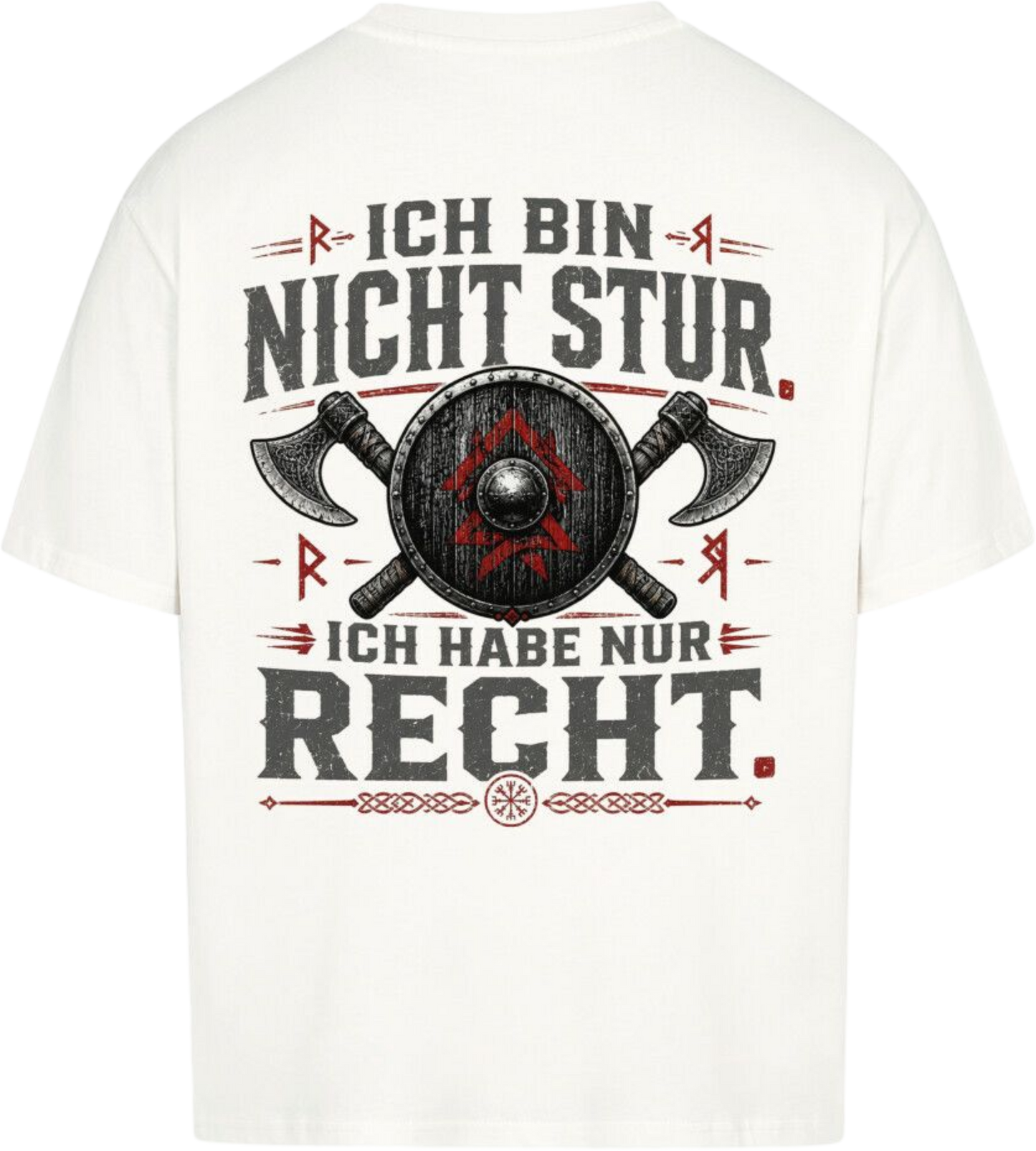 Oversized Shirt "Ich habe Recht"