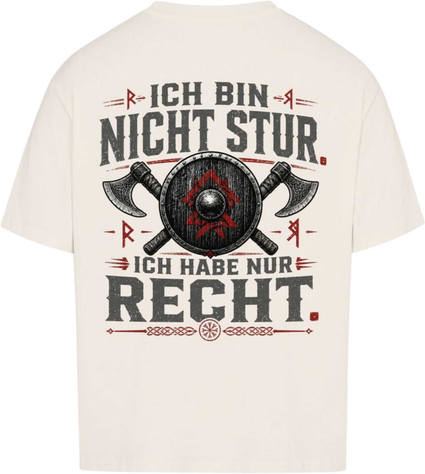 Oversized Shirt "Ich habe Recht"