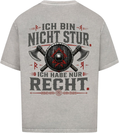 Oversized Shirt "Ich habe Recht"