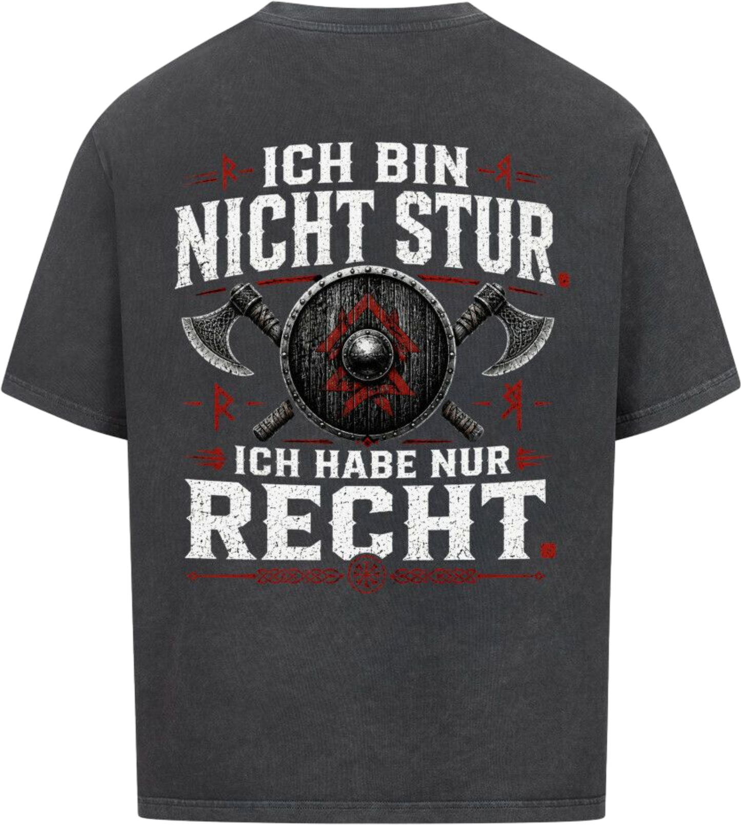 Oversized Shirt "Ich habe Recht"