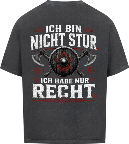 Oversized Shirt "Ich habe Recht"
