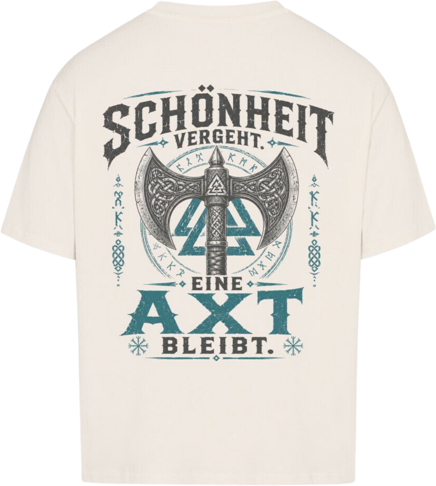 Oversized Shirt "Schönheit vergeht"