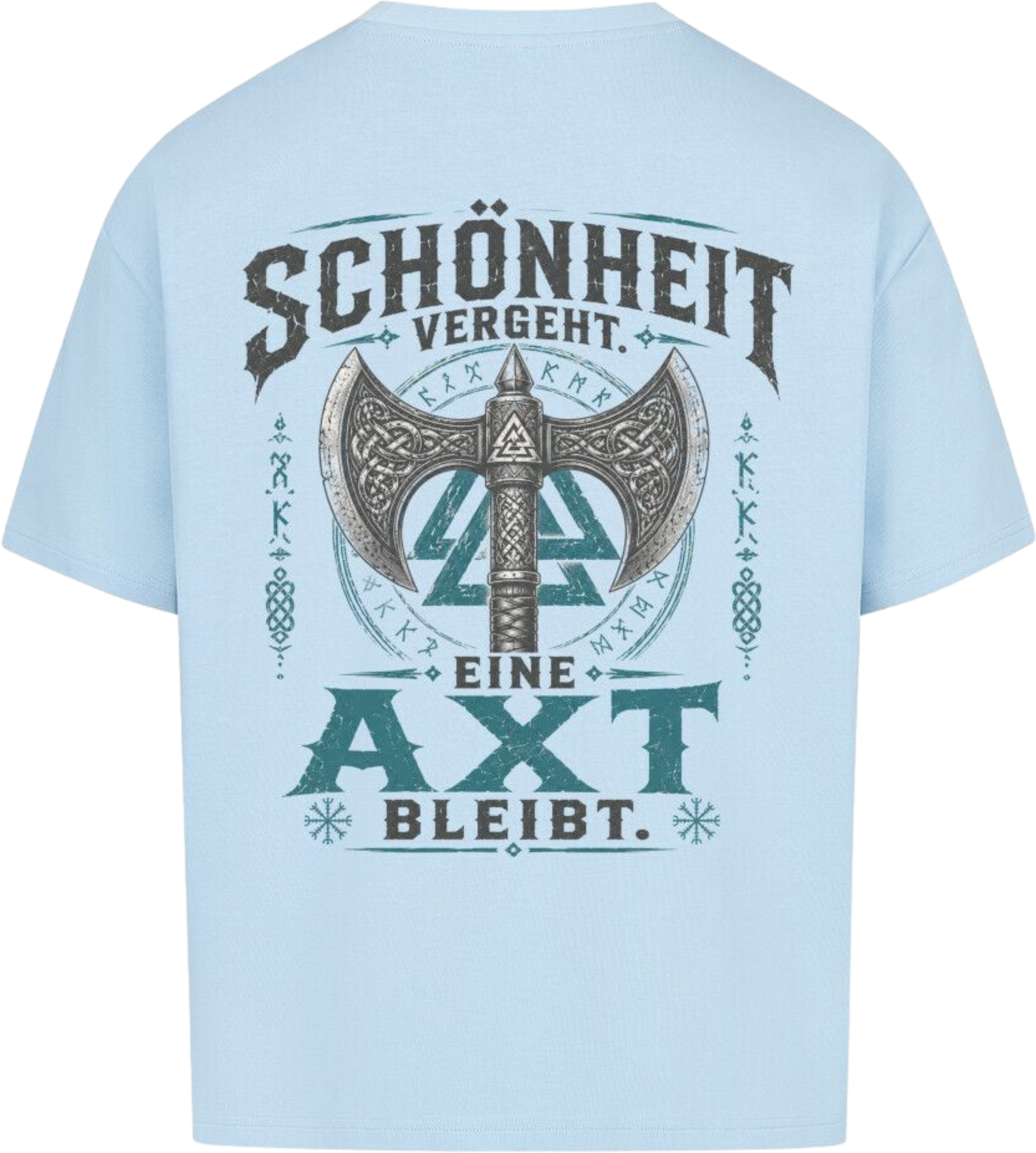 Oversized Shirt "Schönheit vergeht"