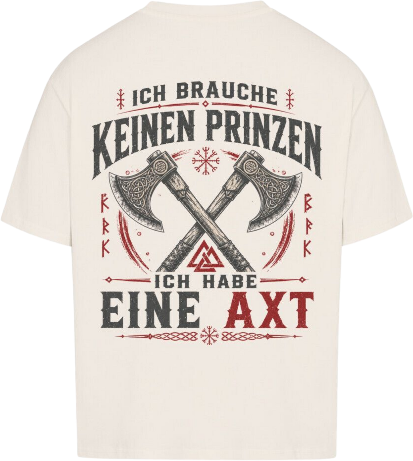 Oversized Shirt "Ich habe eine Axt"