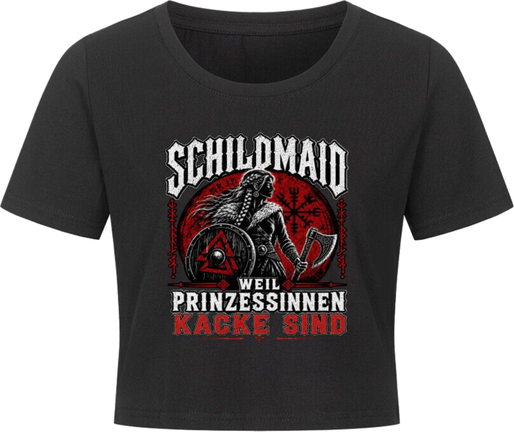 Cropped Tee "Schildmaid"