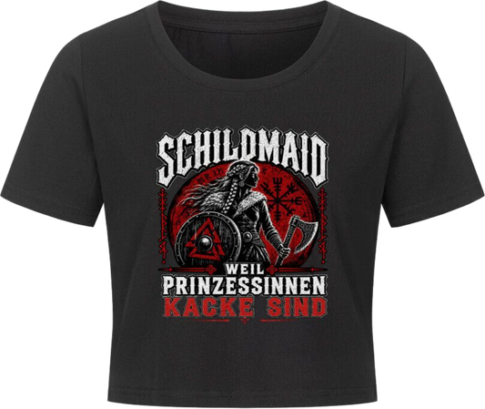 Cropped Tee "Schildmaid"
